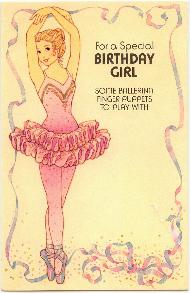 for a special birthday girl greeting card