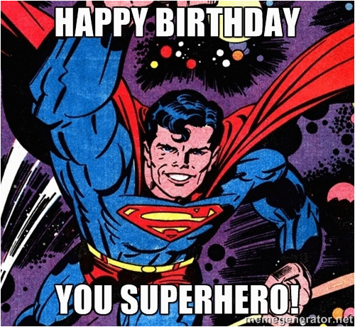 superhero birthday memes