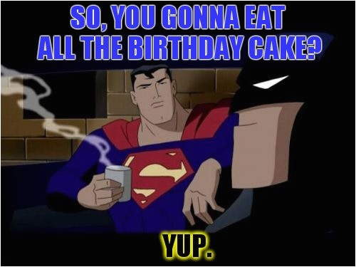 superhero birthday memes