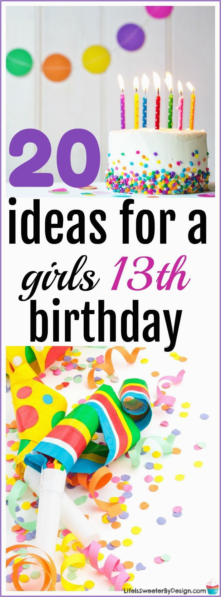 13th birthday party ideas for girls
