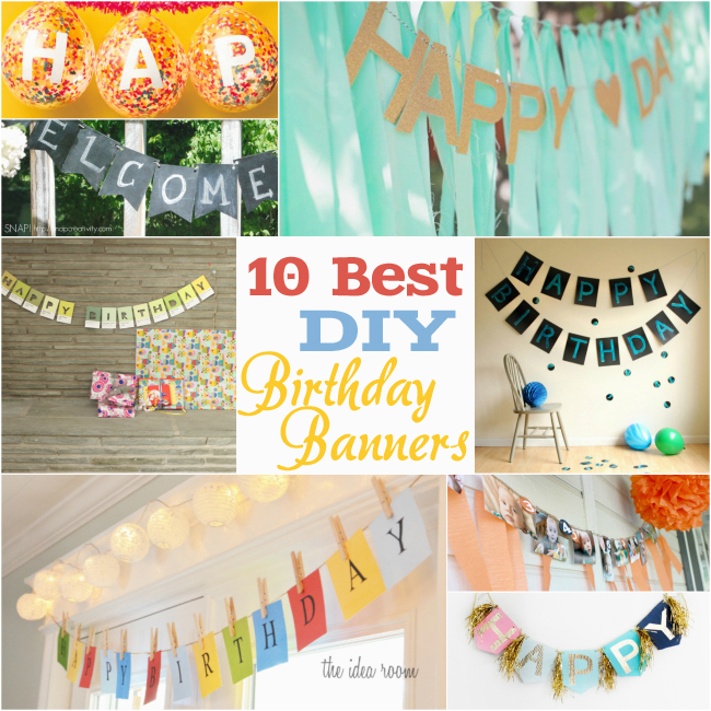 10 best diy birthday banners