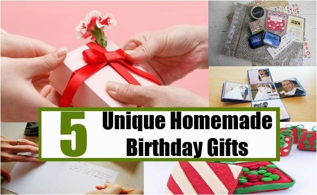5 unique homemade birthday gifts