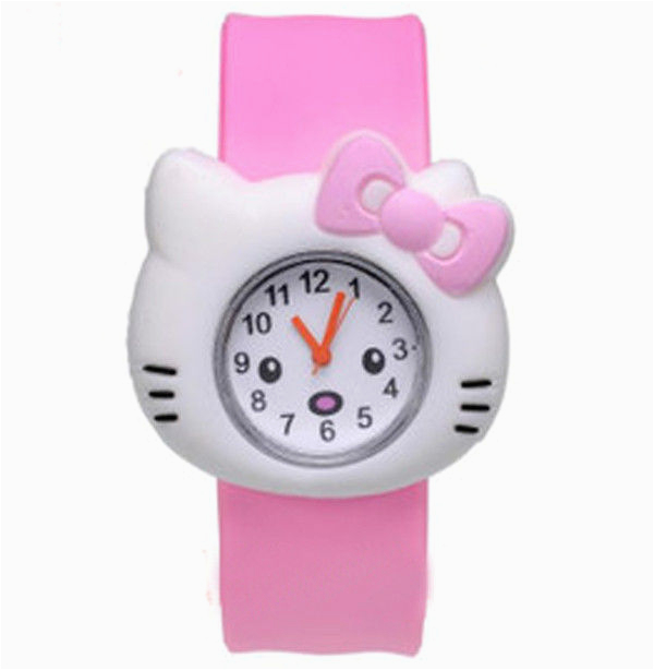 sale 3661313 hello kitty cute kids boy girl silicone wristband watch cuff watch birthday gifts