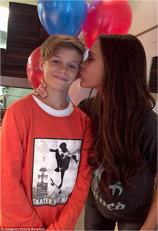 victoria beckham shares lovely messages to celebrate son romeo 13th birthday