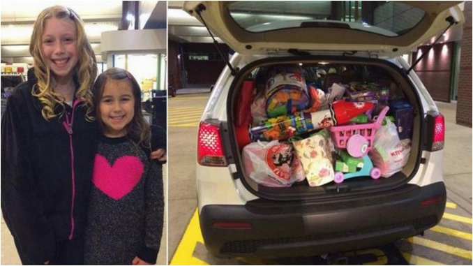 11 year old girl donates her birthday gifts to patients at a childrens hospital