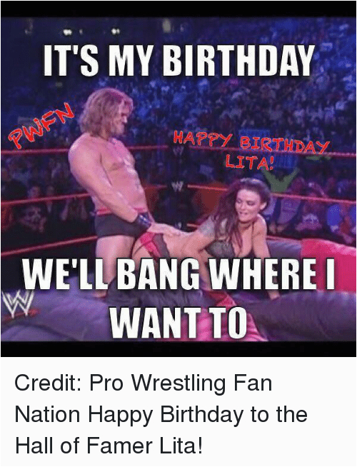 happy birthday wrestling