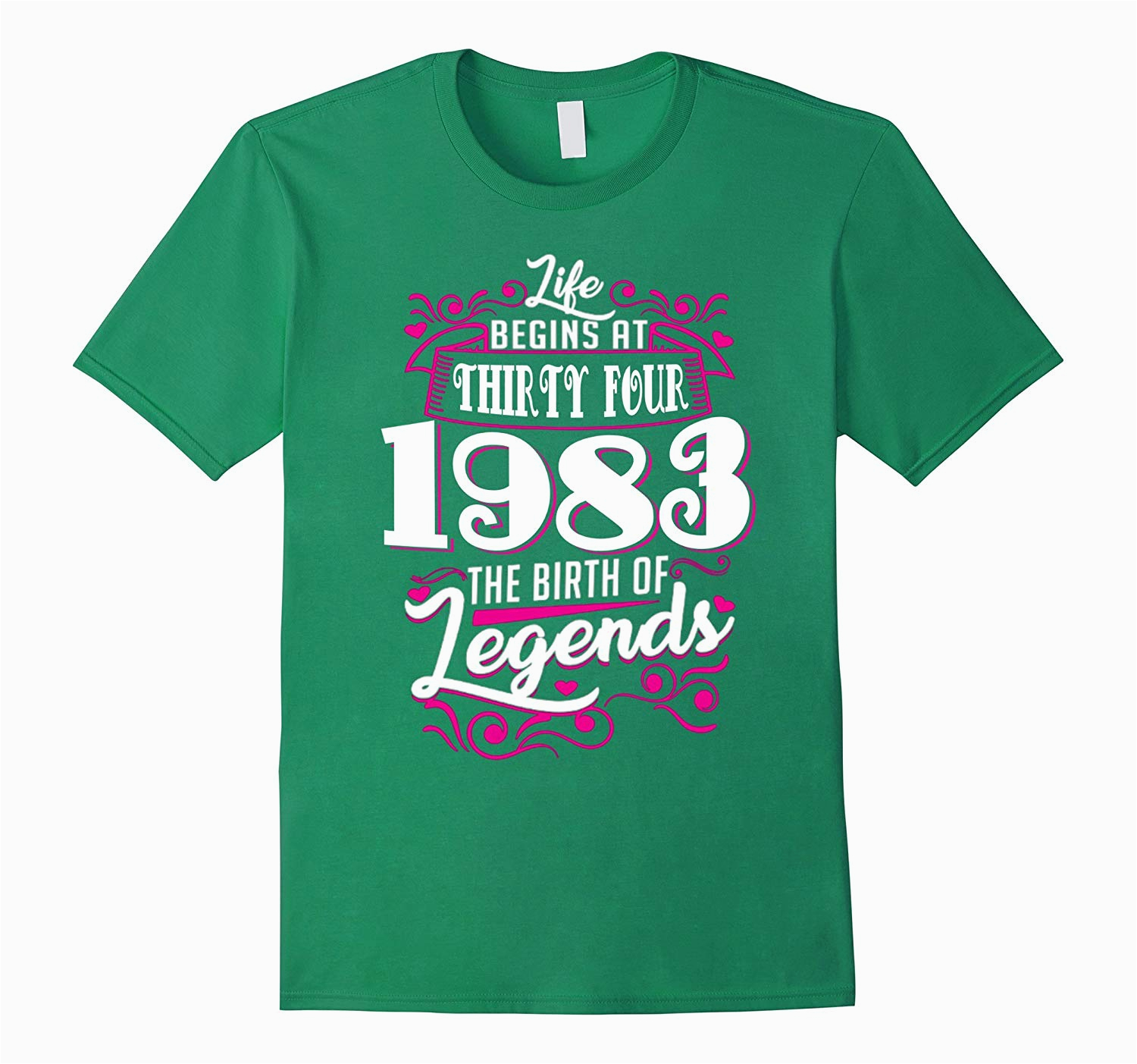 happy 1983 its my 34th birthday gift ideas t shirt pl