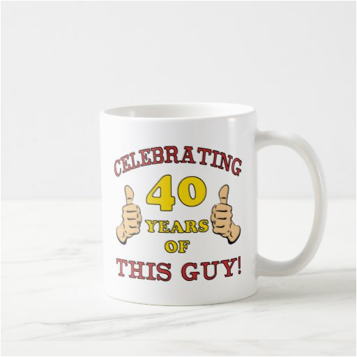 40th birthday gifts for him uk