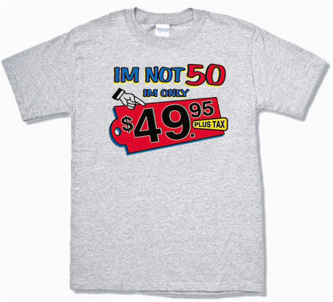 funny 50th birthday t shirt