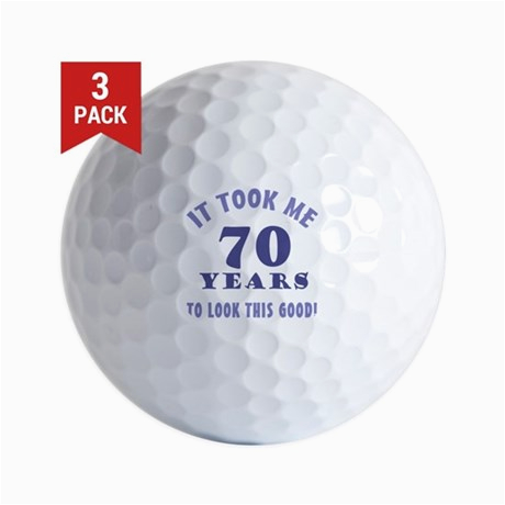 hilarious 70th birthday gag gifts golf balls 778079285