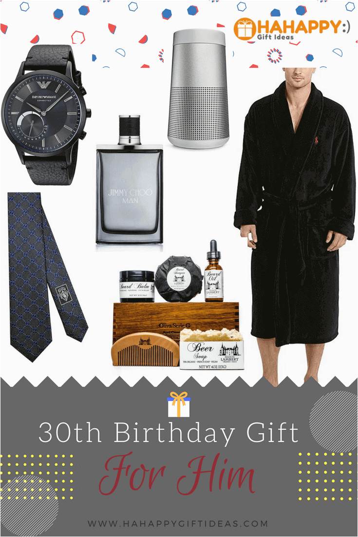 30th birthday gifts for him