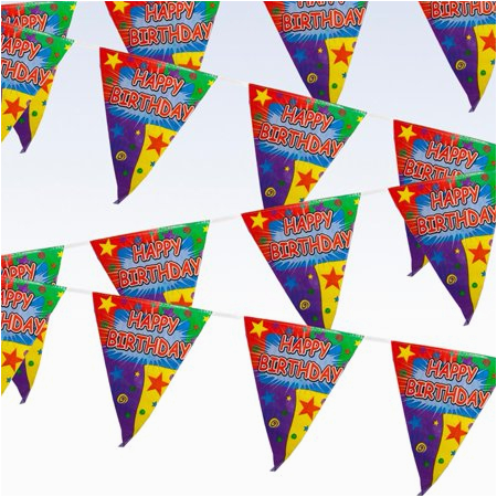 Big W Happy Birthday Banner 12 39 Quot Happy Birthday Quot Pennant Banner Walmart Com