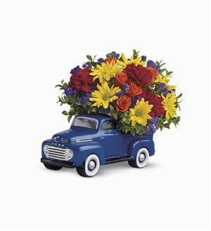 telefloras 48 ford pickup bouquet