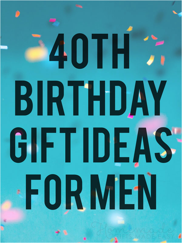 40th birthday ideas