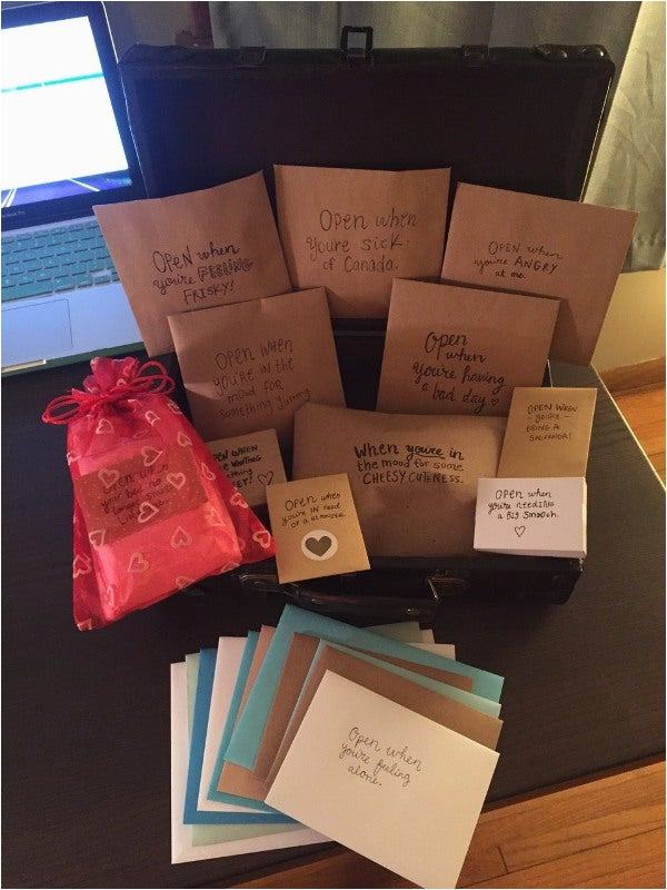 girlfriend surprises boyfriend with the best long distance relationship gifts