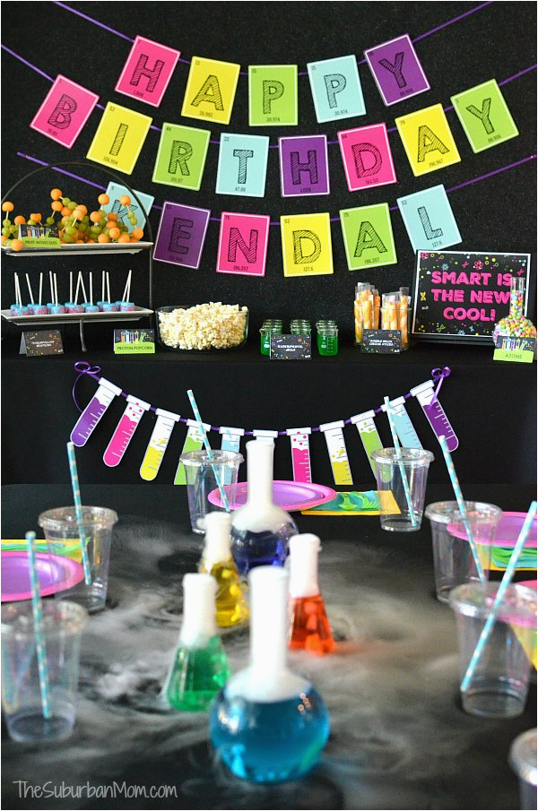 science birthday party ideas