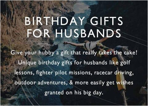 birthday gifts for husbands
