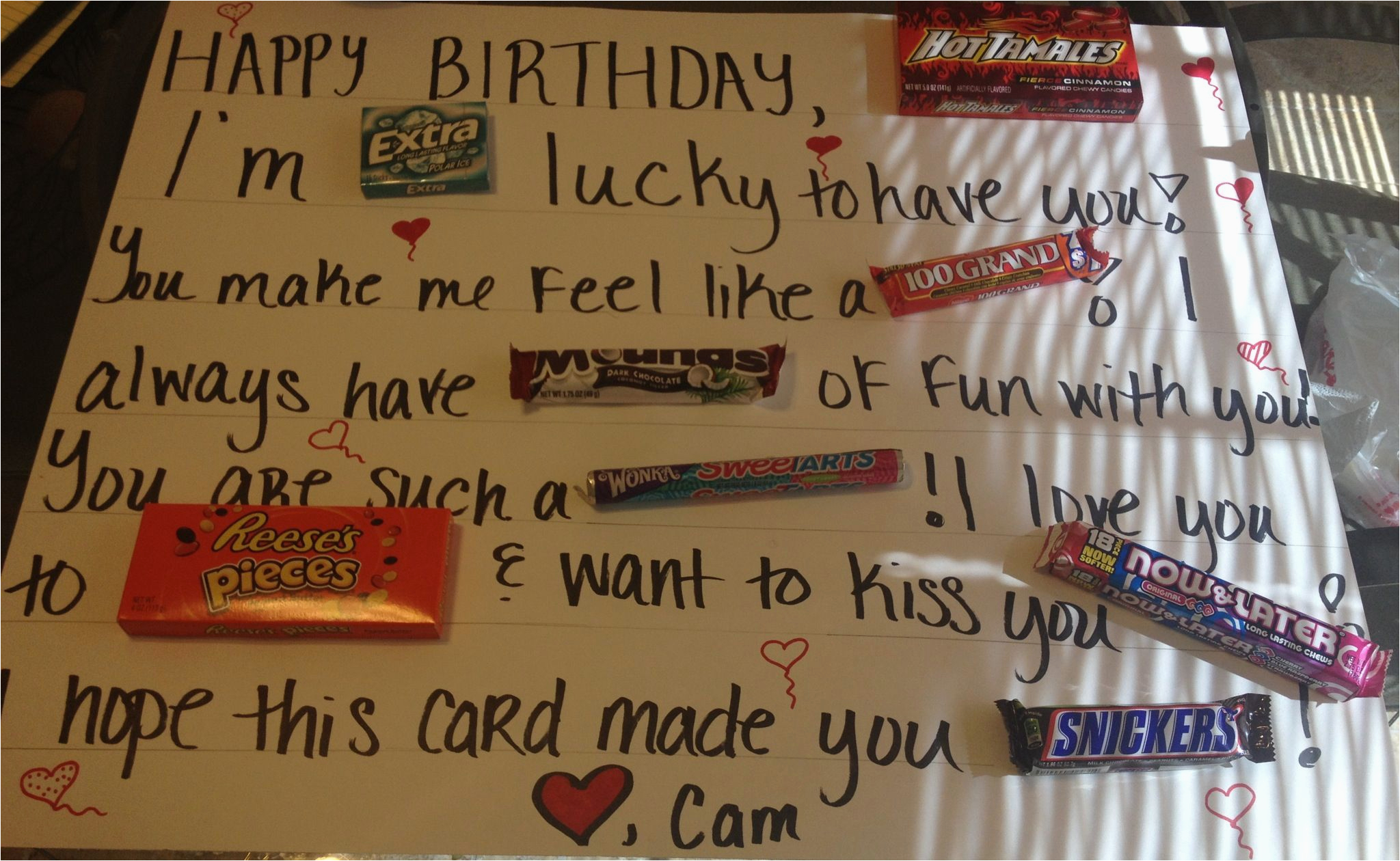 cute birthday card ideas for boyfriend