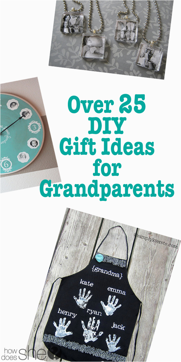 over 25 diy gift ideas for grandparents