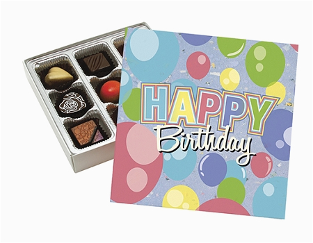 happy birthday gift box sugar free chocolate assortment