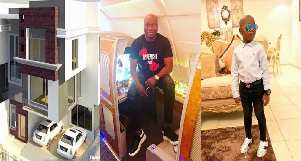mompha gifts son house dubai 6th birthday nigerians react photos