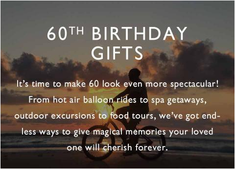 60th birthday gifts