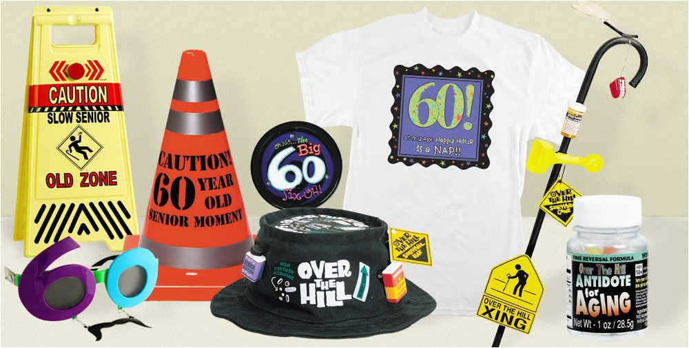 60th birthday gag gifts do