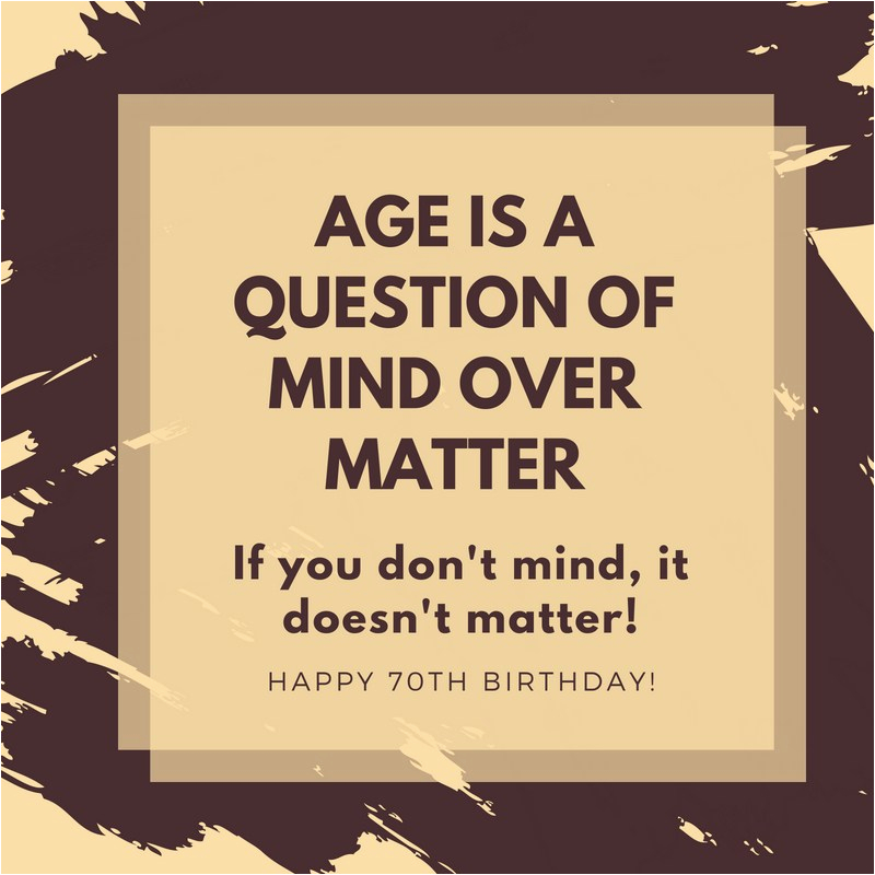 70th birthday wishes