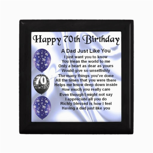 dad poem 70th birthday gift box 246985735760141403