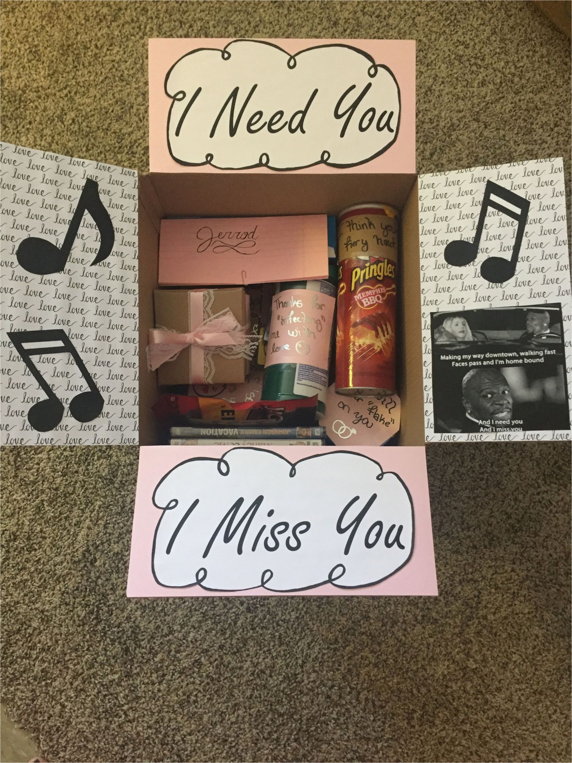 Birthday Present for Ldr Boyfriend Care Package Ideas Long ...