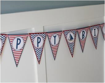 ahoy burlap banner burlap banner ahoy