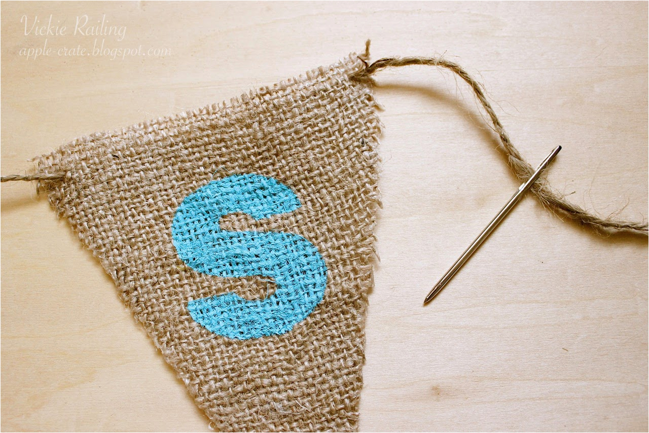 burlap banners m 1