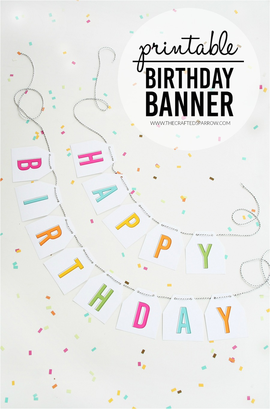 free printable birthday banner