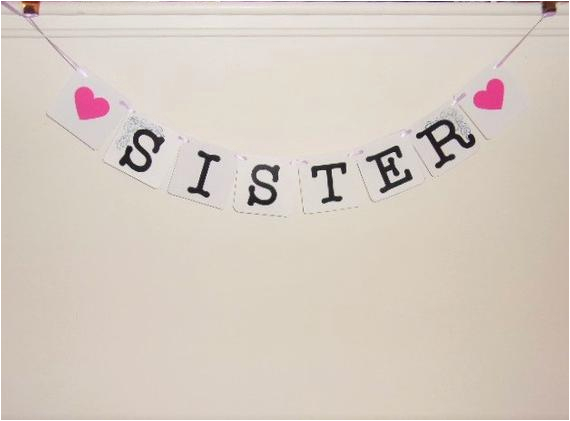 sister banner family happy birthday