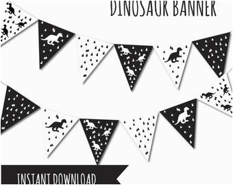 Download Dinosaur Happy Birthday Banner Svg Dinosaur Banner Etsy ...