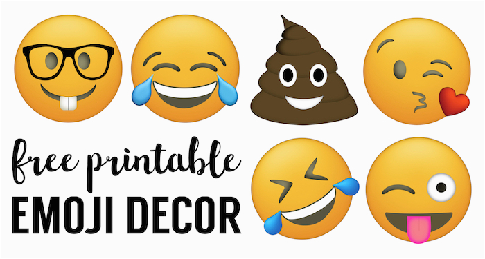 emoji faces printable free emoji printables