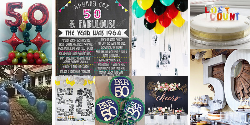 50th birthday decoration ideas