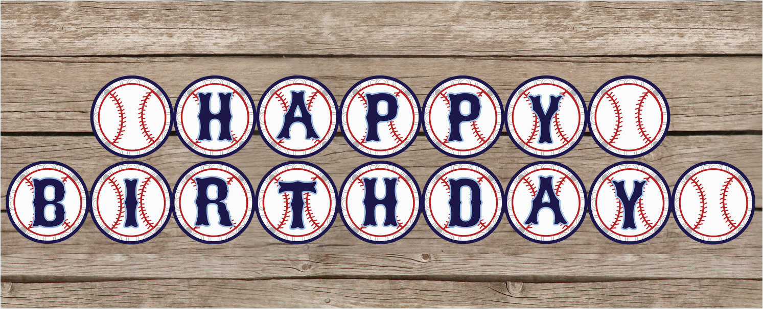 instant download baseball happy birthday
