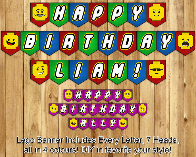 lego birthday banner lego banner download print customizable lego happy birthday banner lego bunting printable lego garland