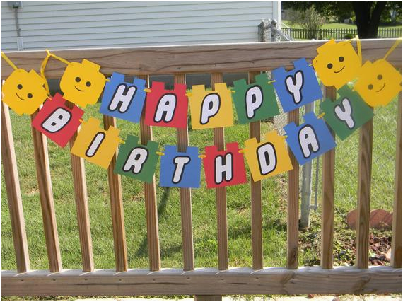 lego happy birthday banner
