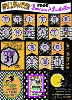 all hallows eve free printable banners