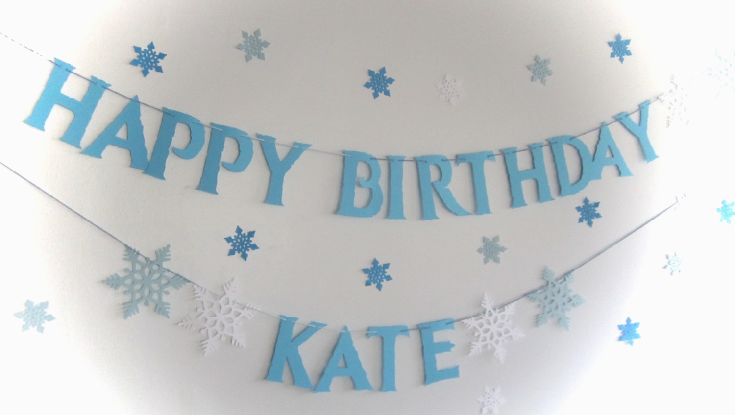 frozen banner frozen birthday snowflake