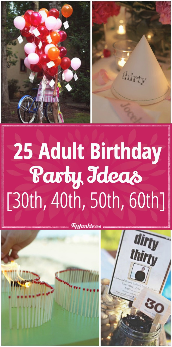adult birthday ideas