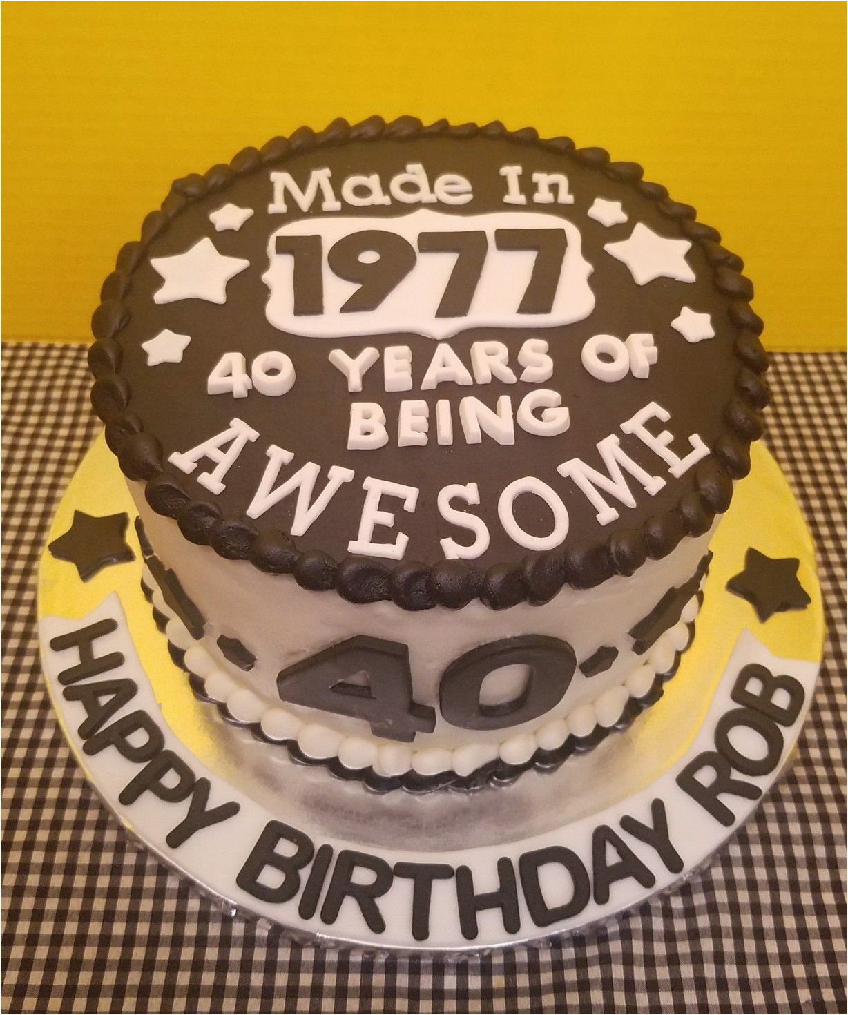 Funny Sayings For 40th Birthday Cake