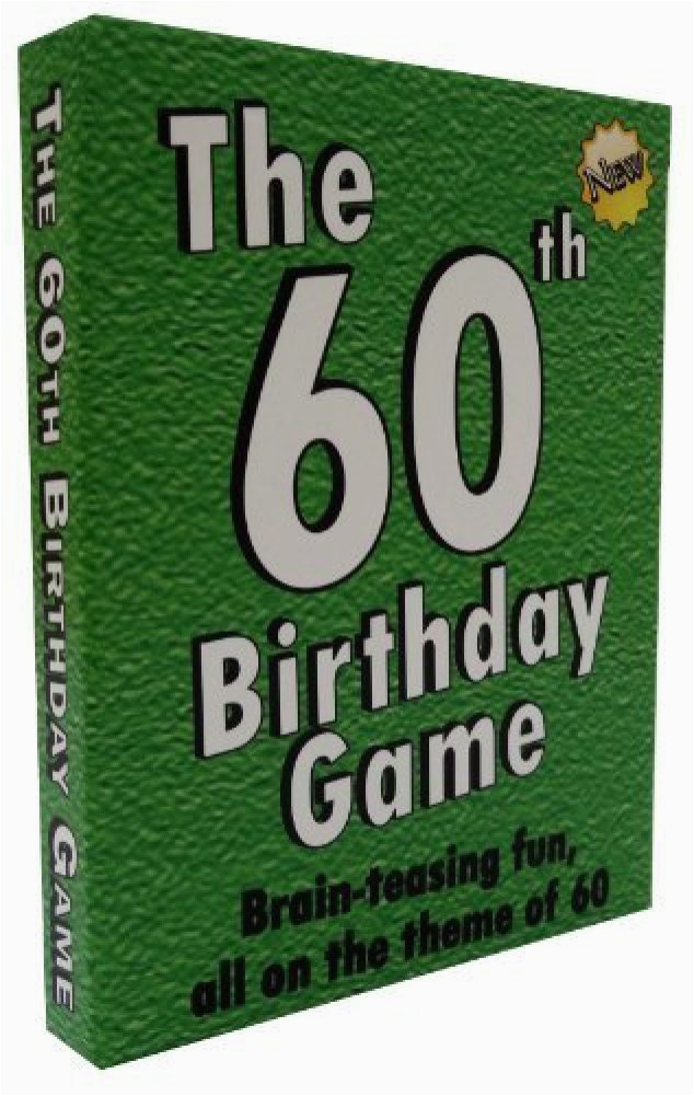 the 60th birthday game fun new 60th birthday party game idea also suitable as a sixtieth birthday gift idea for men or women 1000287678