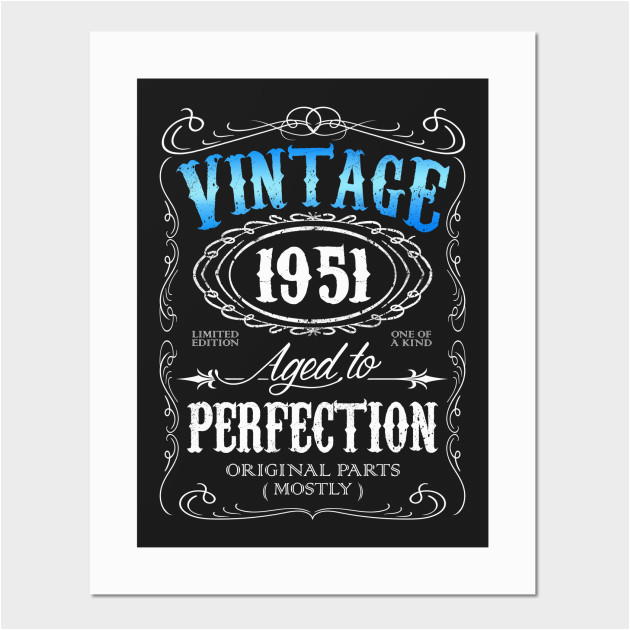 673959 vintage 1951 aged to perfection 65th birthday gift