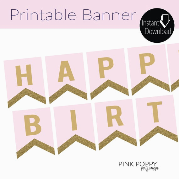 pink gold glitter instant download happy 2