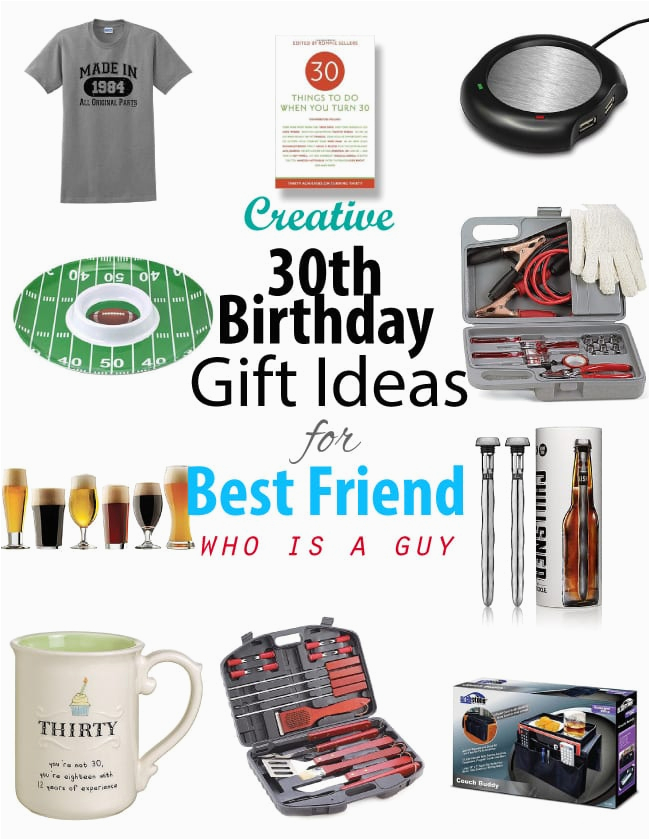 creative 30th birthday gift ideas for male best friend