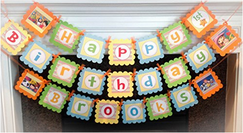 26854293 little baby bum inspired happy birthday banner rainbow chevron yellow polka dots amp orange green yellow and blue accents party packs available