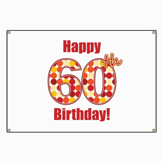 happy 60th birthday banner 834887607